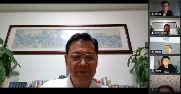 陈云贤教授与营员在线互动